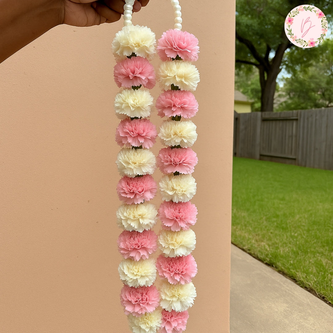 Cotton Candy Carnation Varmala