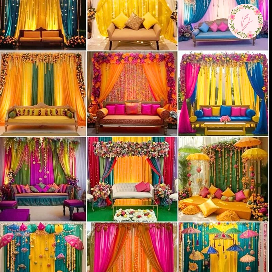 Haldi Mehendi DIY Decor Kit