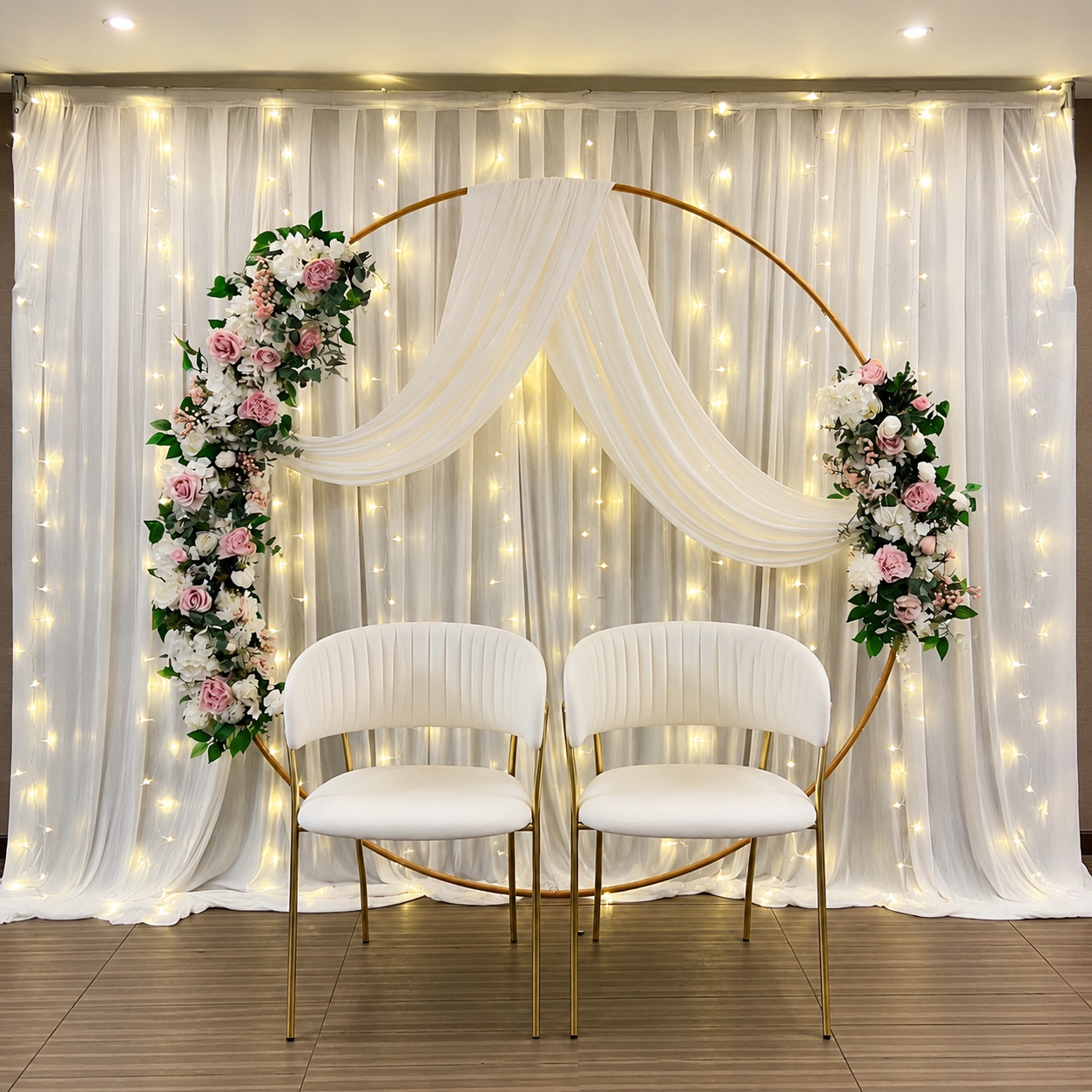 Golden Accented Chairs