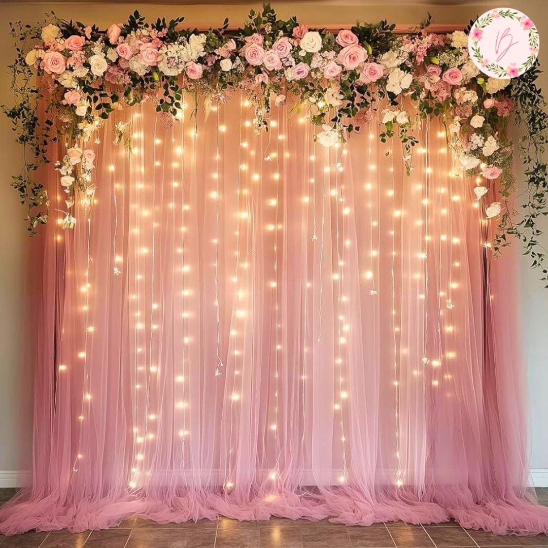 Pink Radiance Curtain Setup