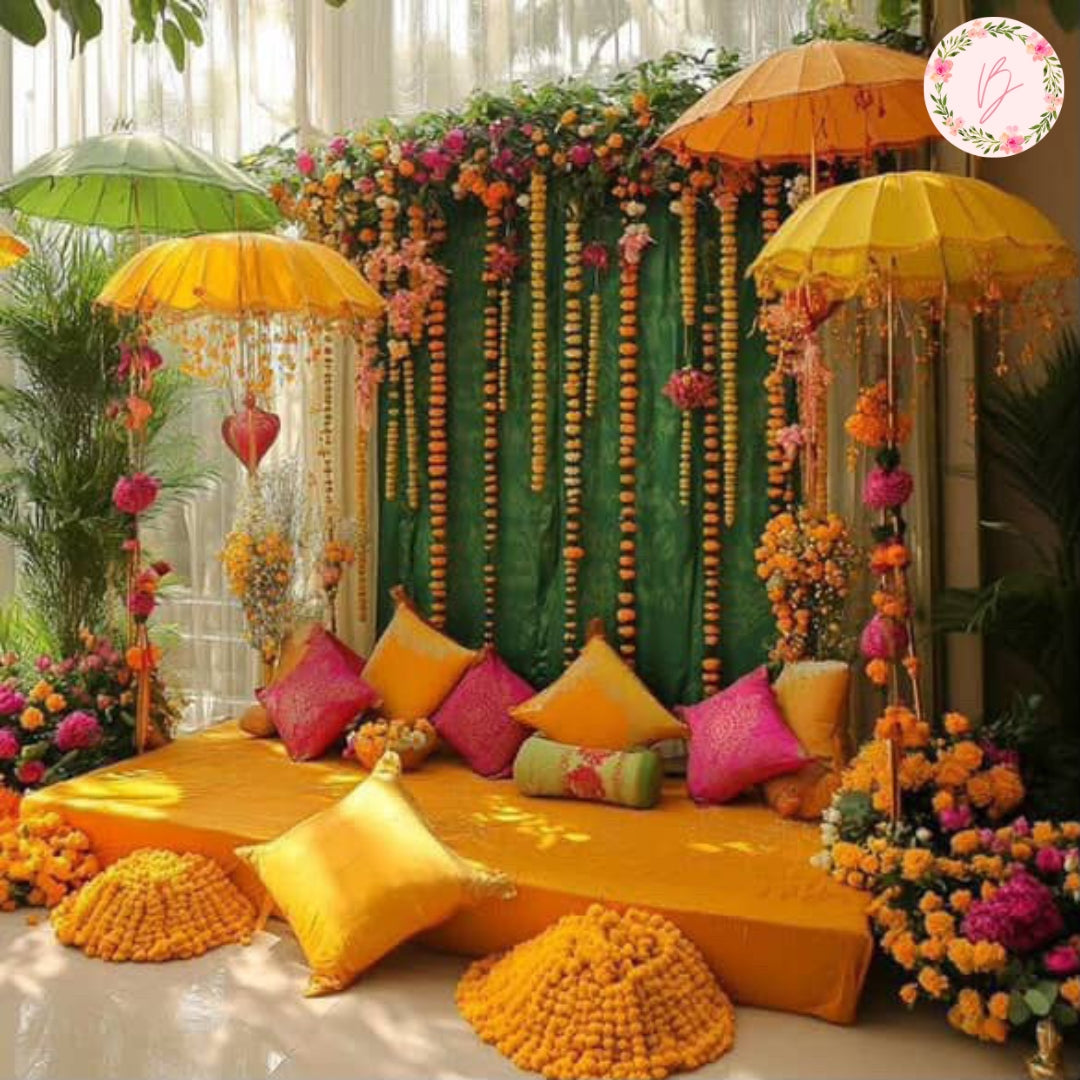 Royal Mehndi Umbrella Stage