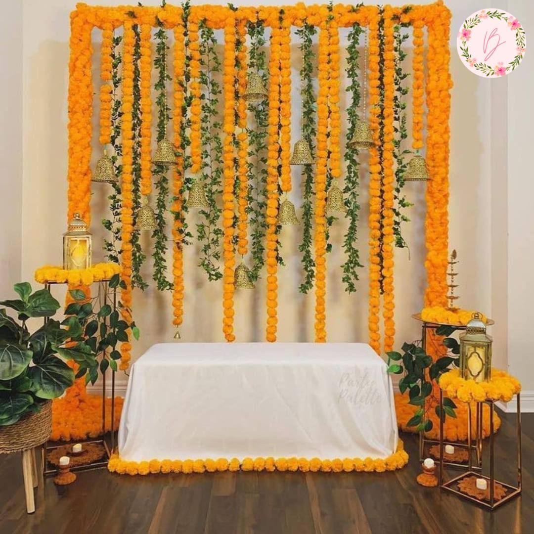 Marigold Bell Backdrop
