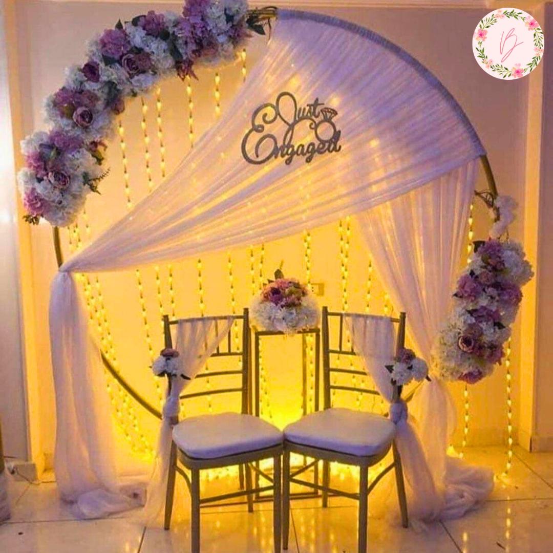 Blush Glow Circle Setup