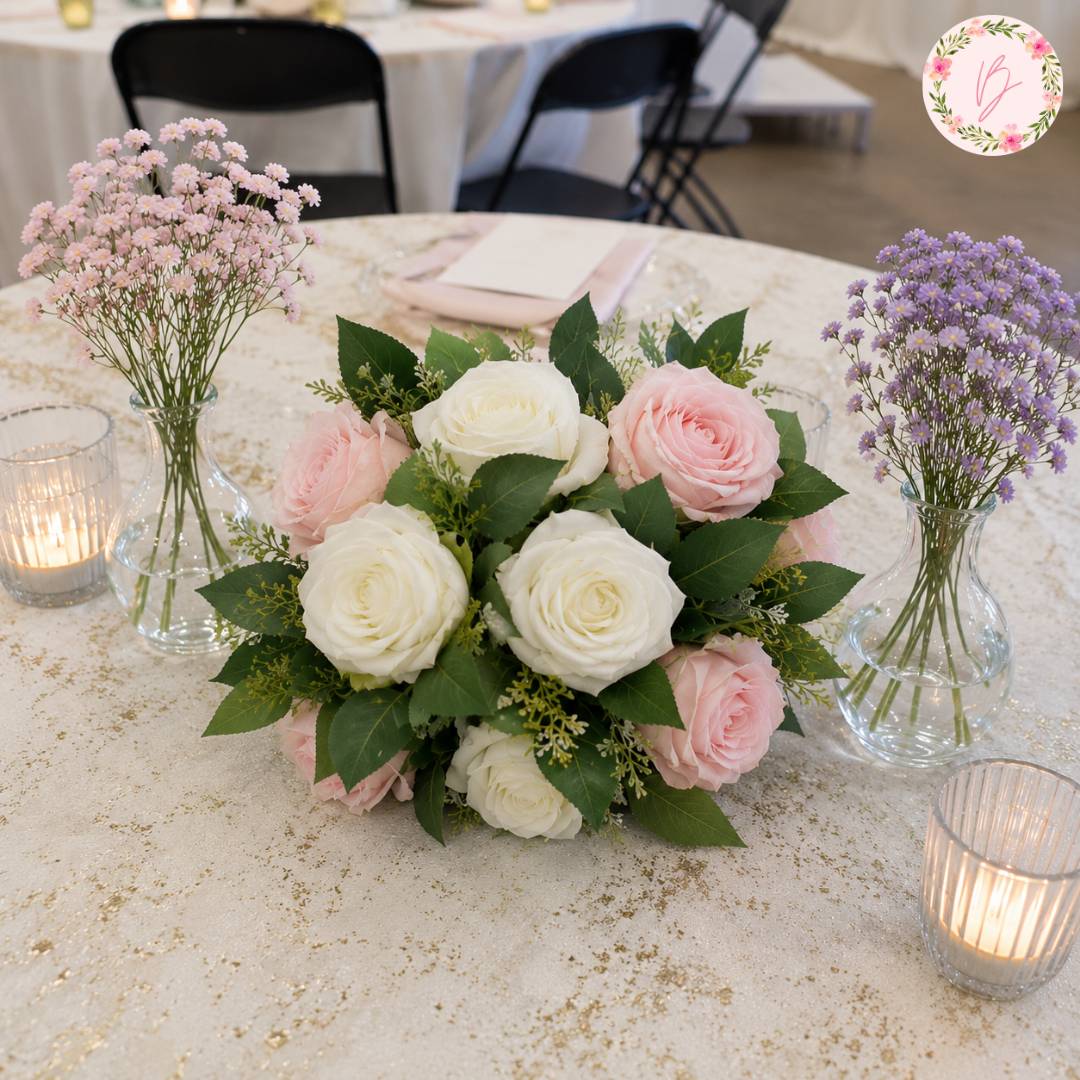 Blush Elegance Centerpiece