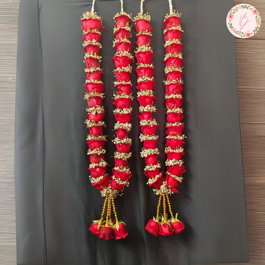 Royal Scarlet Rose Varmala