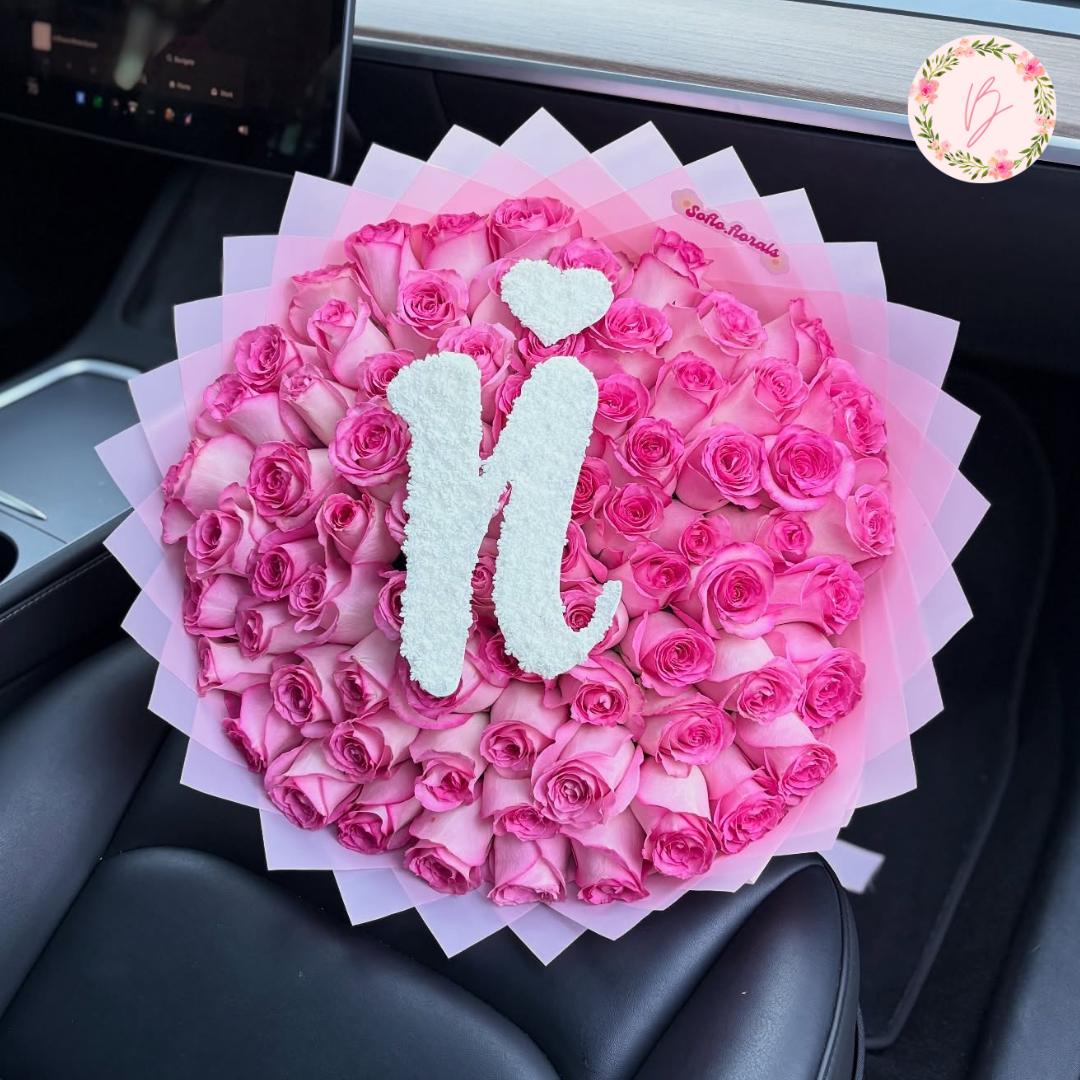 Initial Roses Bouquet