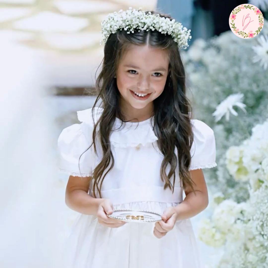 Fresh Flower Girl Crown