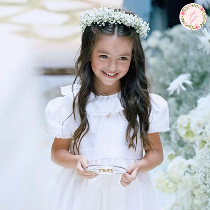 Fresh Flower Girl Crown