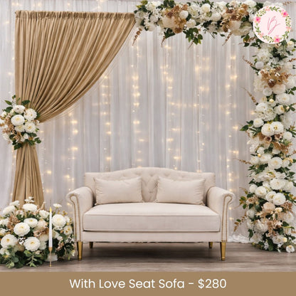 Champagne Elegance Backdrop