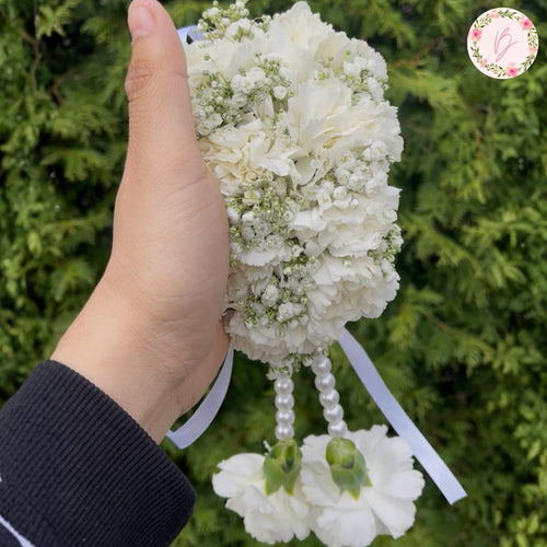 Bridal Pearl Bloom Gajra