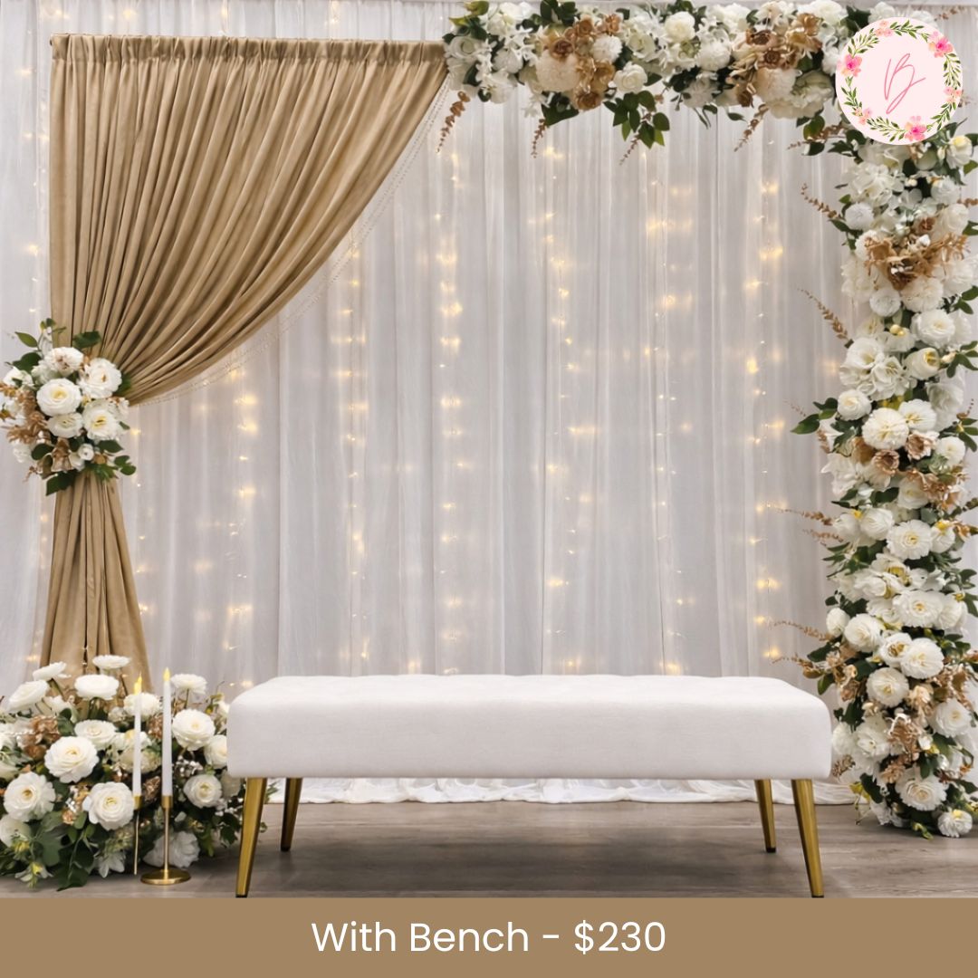 Champagne Elegance Backdrop