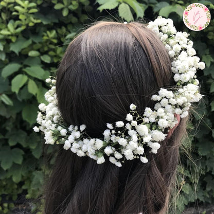Fresh Flower Girl Crown