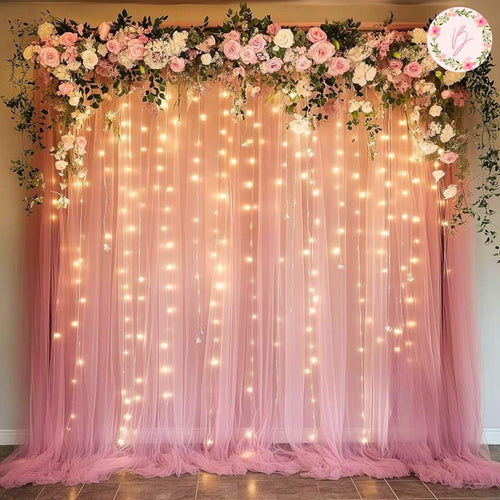 Pink Radiance Curtain Setup