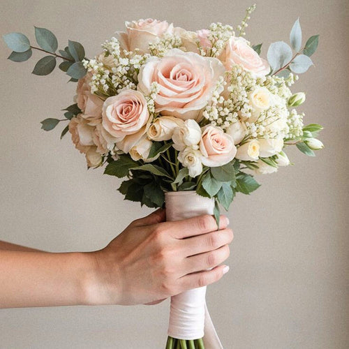 Blushing Eucalyptus Bouquet