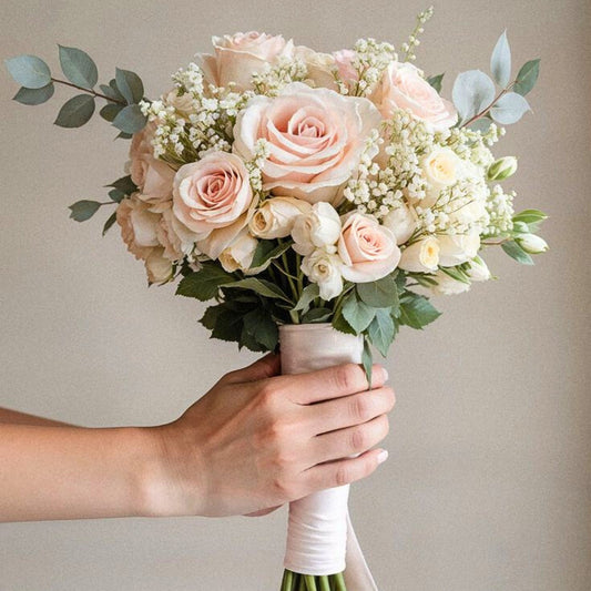 Blushing Eucalyptus Bouquet