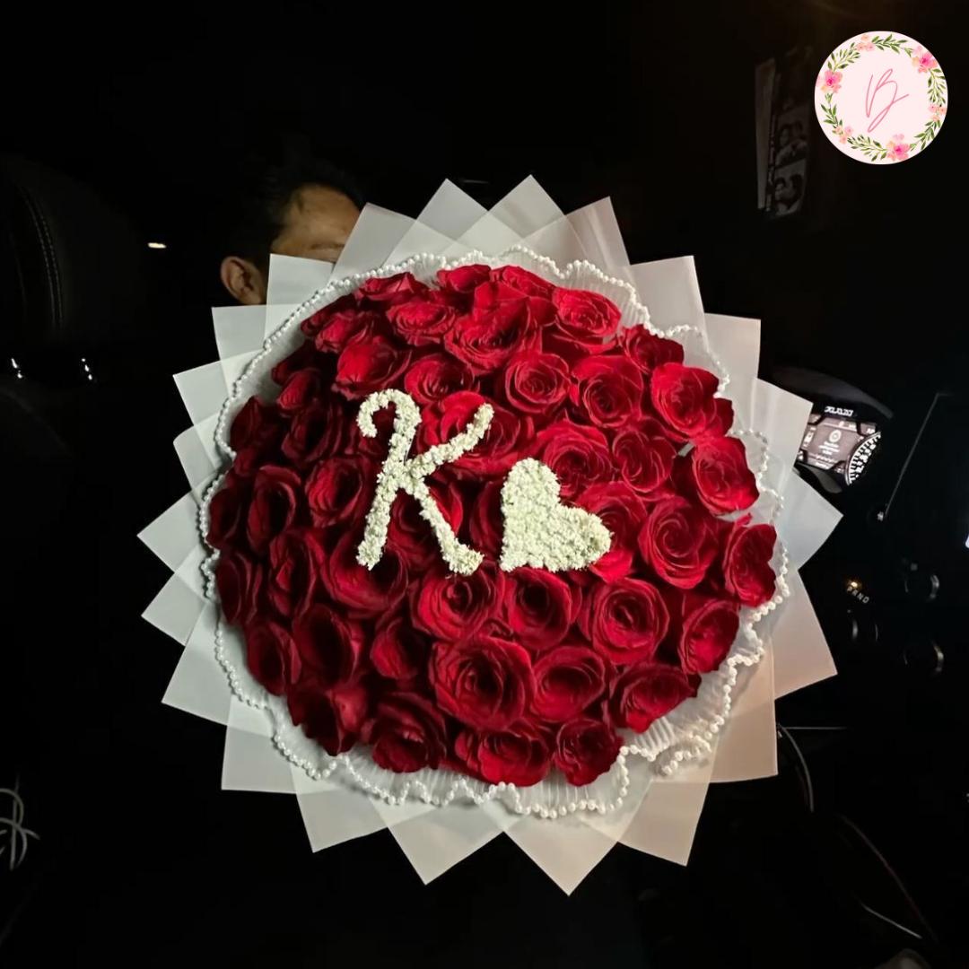 Initial Roses Bouquet