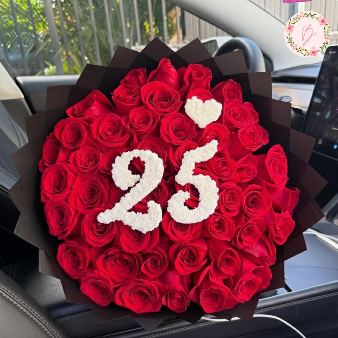 Initial Roses Bouquet