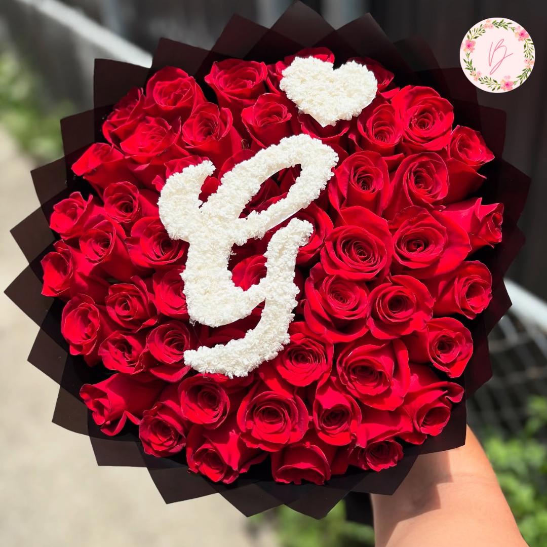 Initial Roses Bouquet