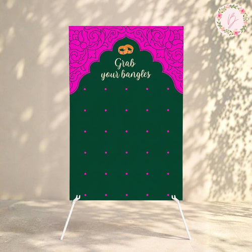 Bangles Board & Easel Stand Rental