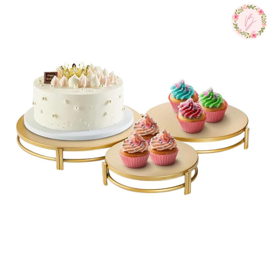 Gold Cake Stand Set Rental