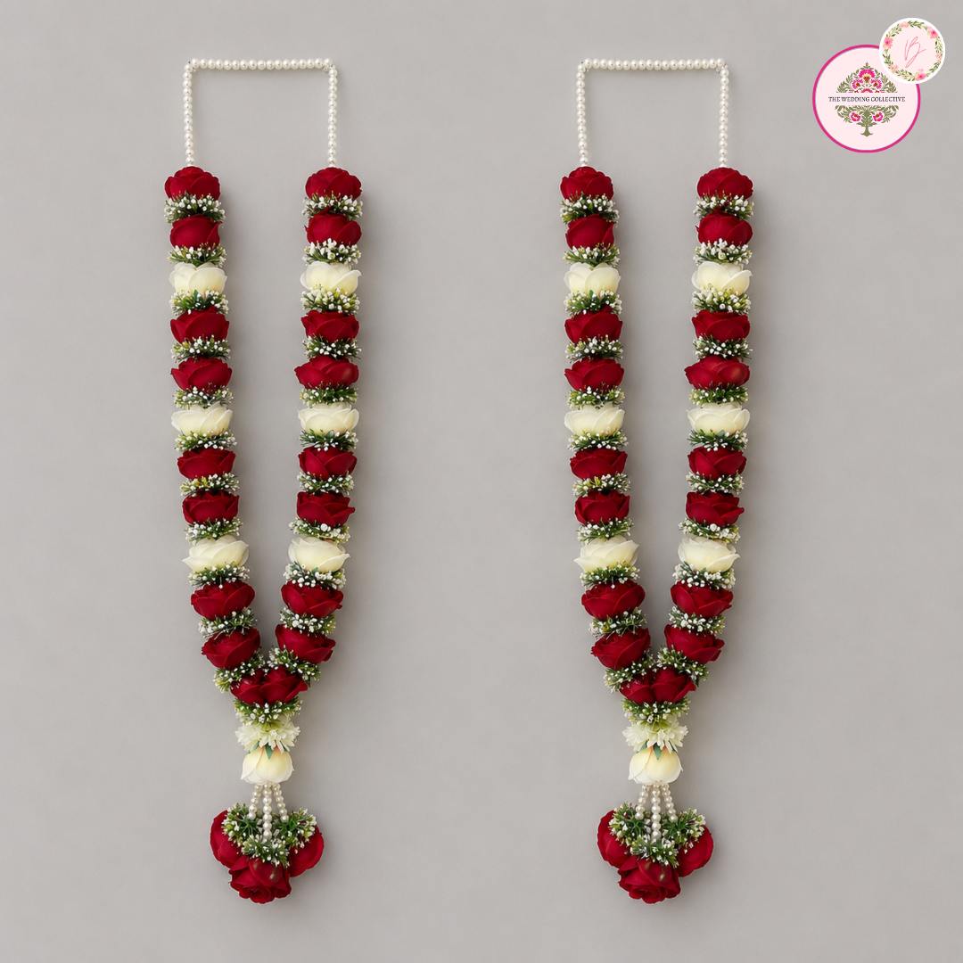 Shahi Rose Artificial Varmalas Set