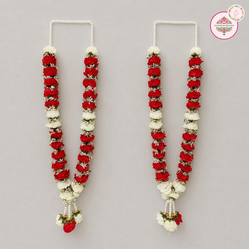 Scarlet Pearl Artificial Varmalas Set
