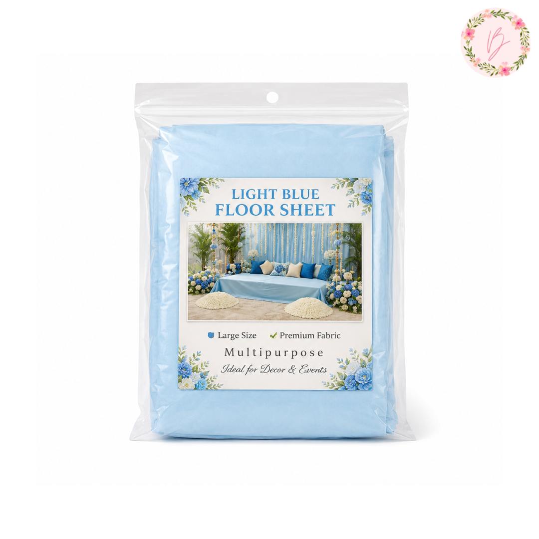 Light Blue Floor Sheet (8ft x 8ft)