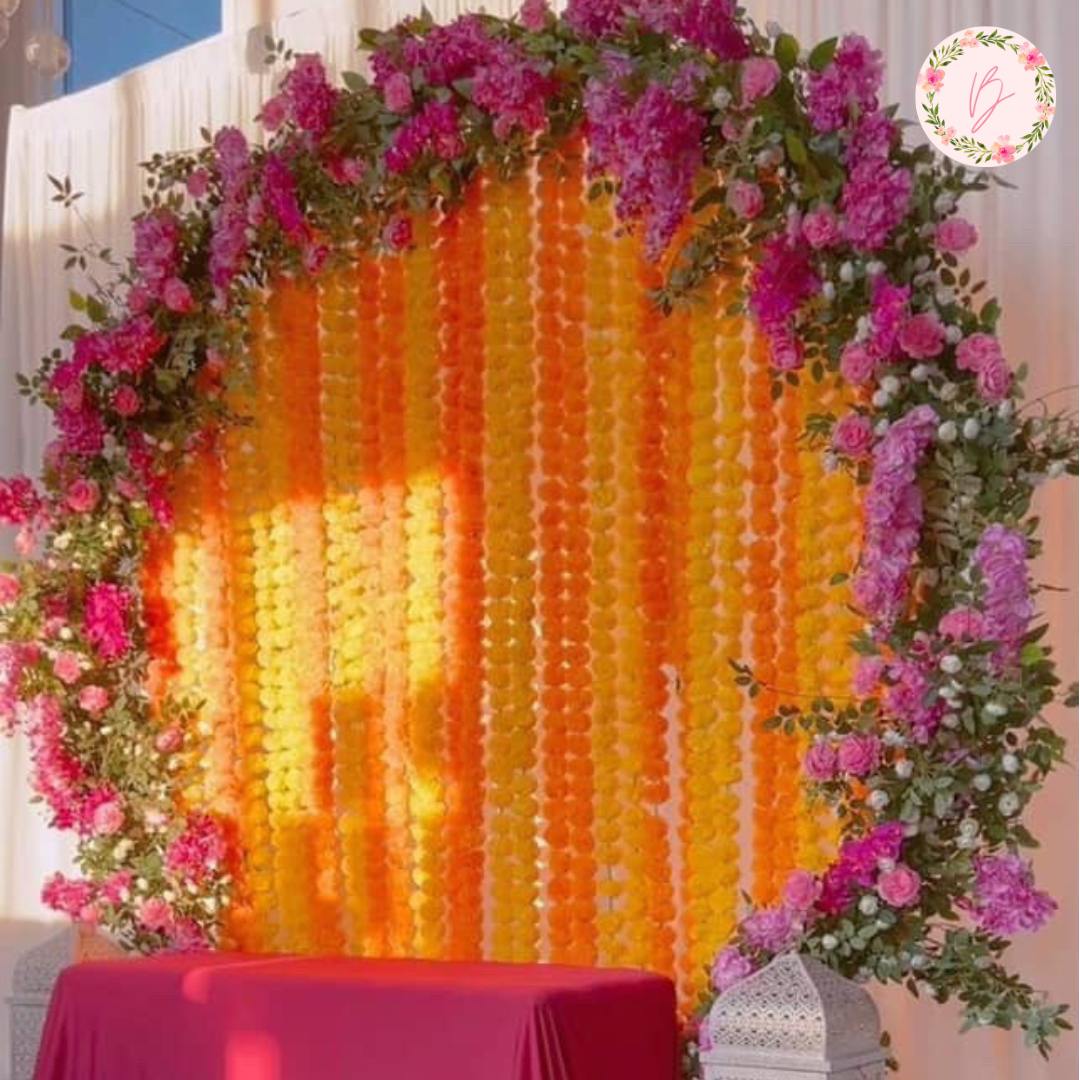 Blush & Marigold Halo